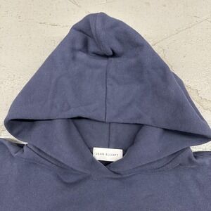 John Elliott Hoodie Mens Small Blue Villain Pullover Side Zipper Sweatshirt